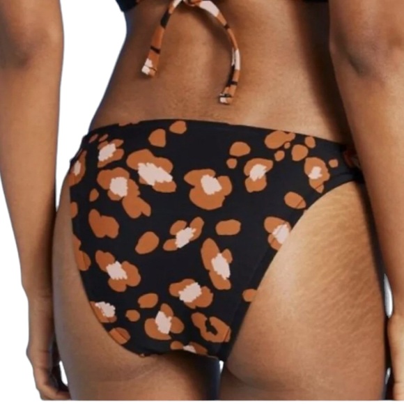 Shade & Shore Strappy Side Cheeky Bikini Bottom Animal Print - Picture 2 of 6